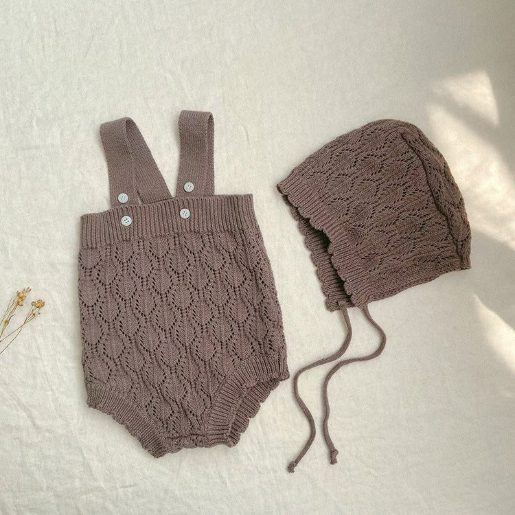 Pagliaccetto Maglia e Cuffietta in Maglia