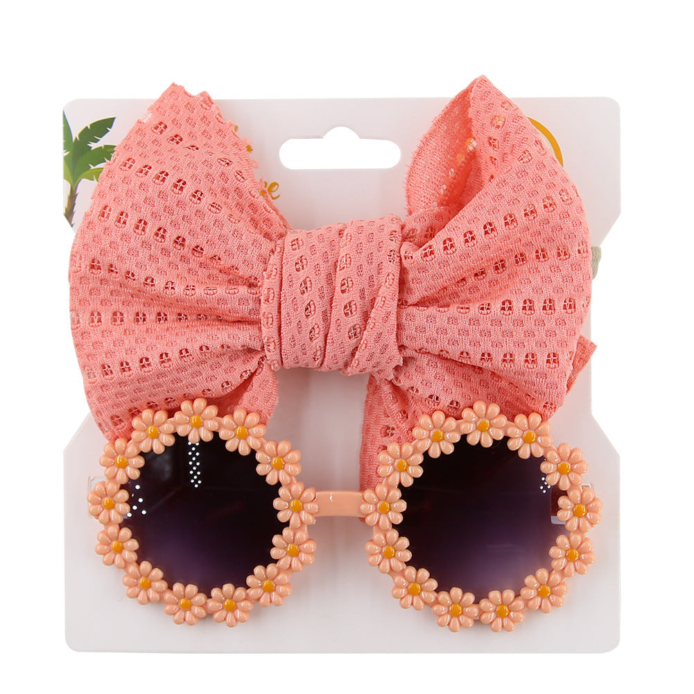Occhiali da Sole con Fiori & Fiocco