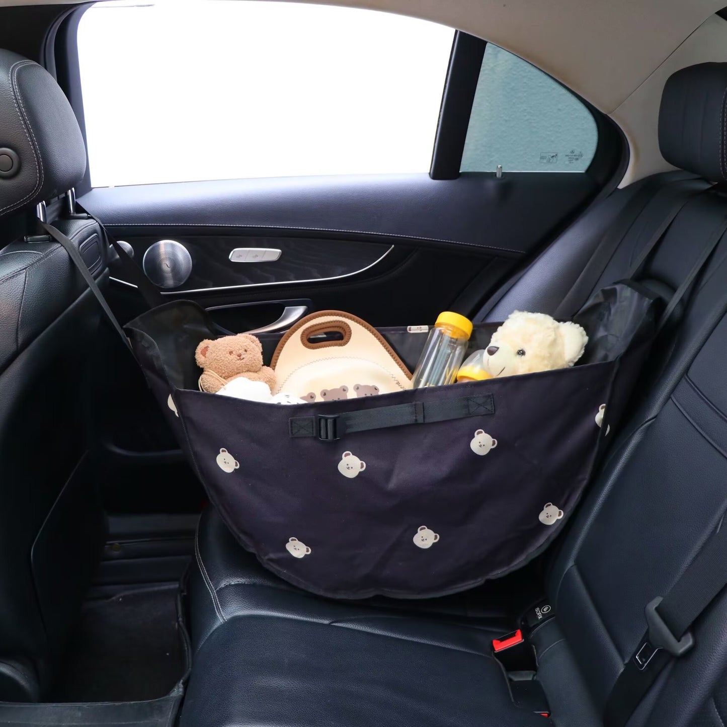 Organizer da Auto per Bambini Contenitore Sedile Posteriore con Fantasia Orsetti