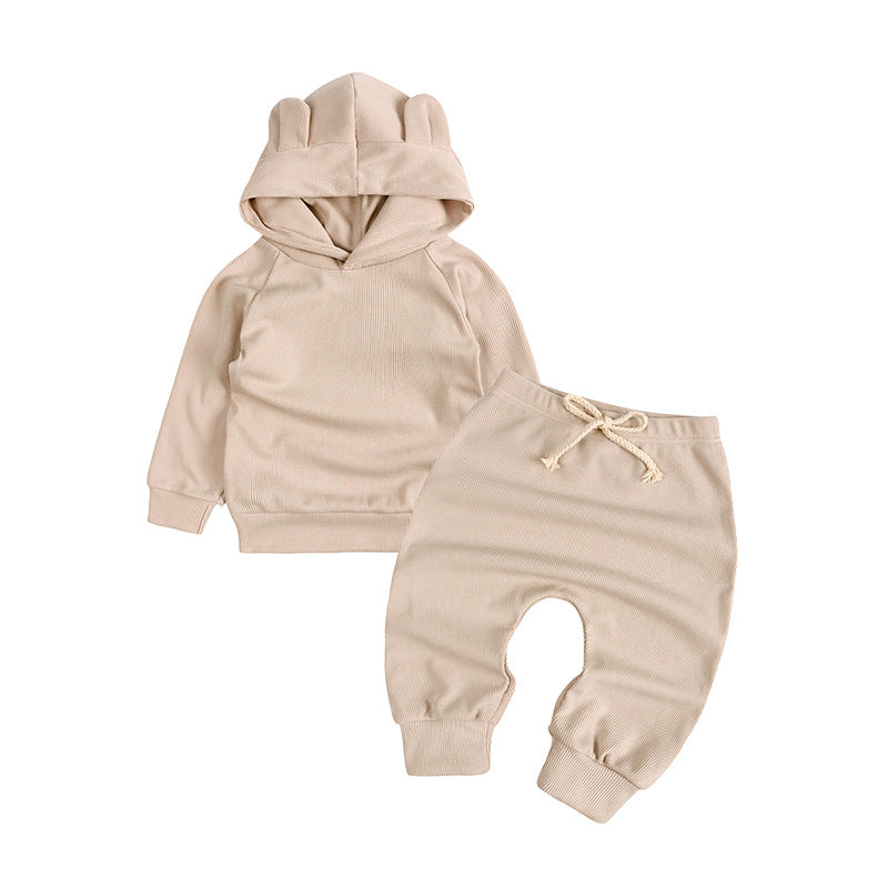 Tuta Baby Felpato con Cappuccio Orsetto
