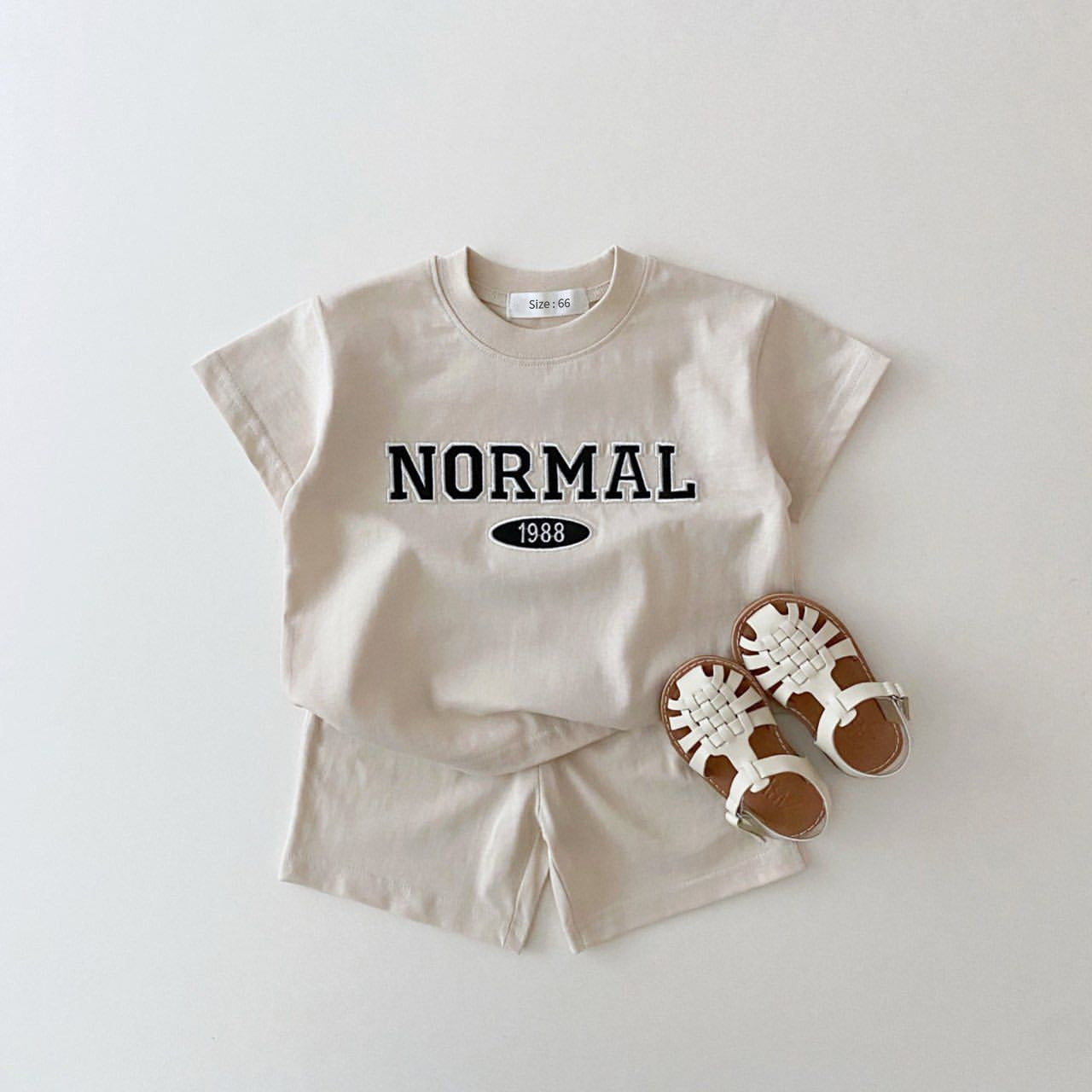 Completo Estivo Bambino “NORMAL 1988” T-shirt e Shorts