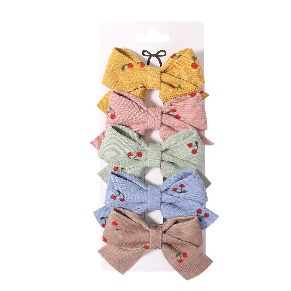 Set Fiocchi per Capelli Bambina - Fantasie Colorate e Tartan