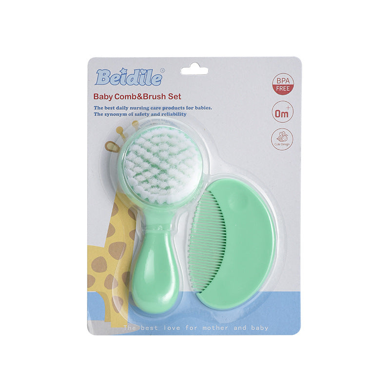 Set Spazzola e Pettine per Neonati - 2 Pezzi, Morbide Setole