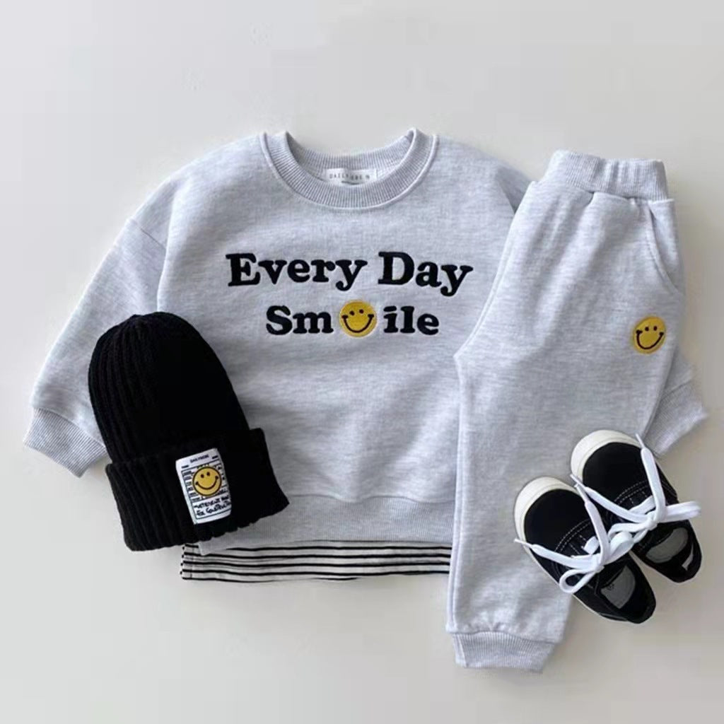 Completo Felpa e Pantaloni "Every Day Smile"
