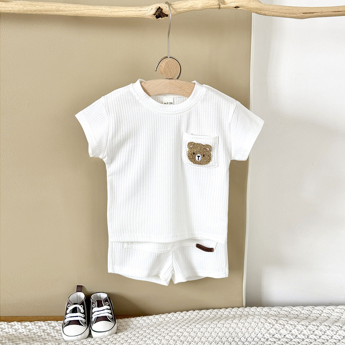 Completo Estivo Neonato "Teddy Soft" 2 Pezzi