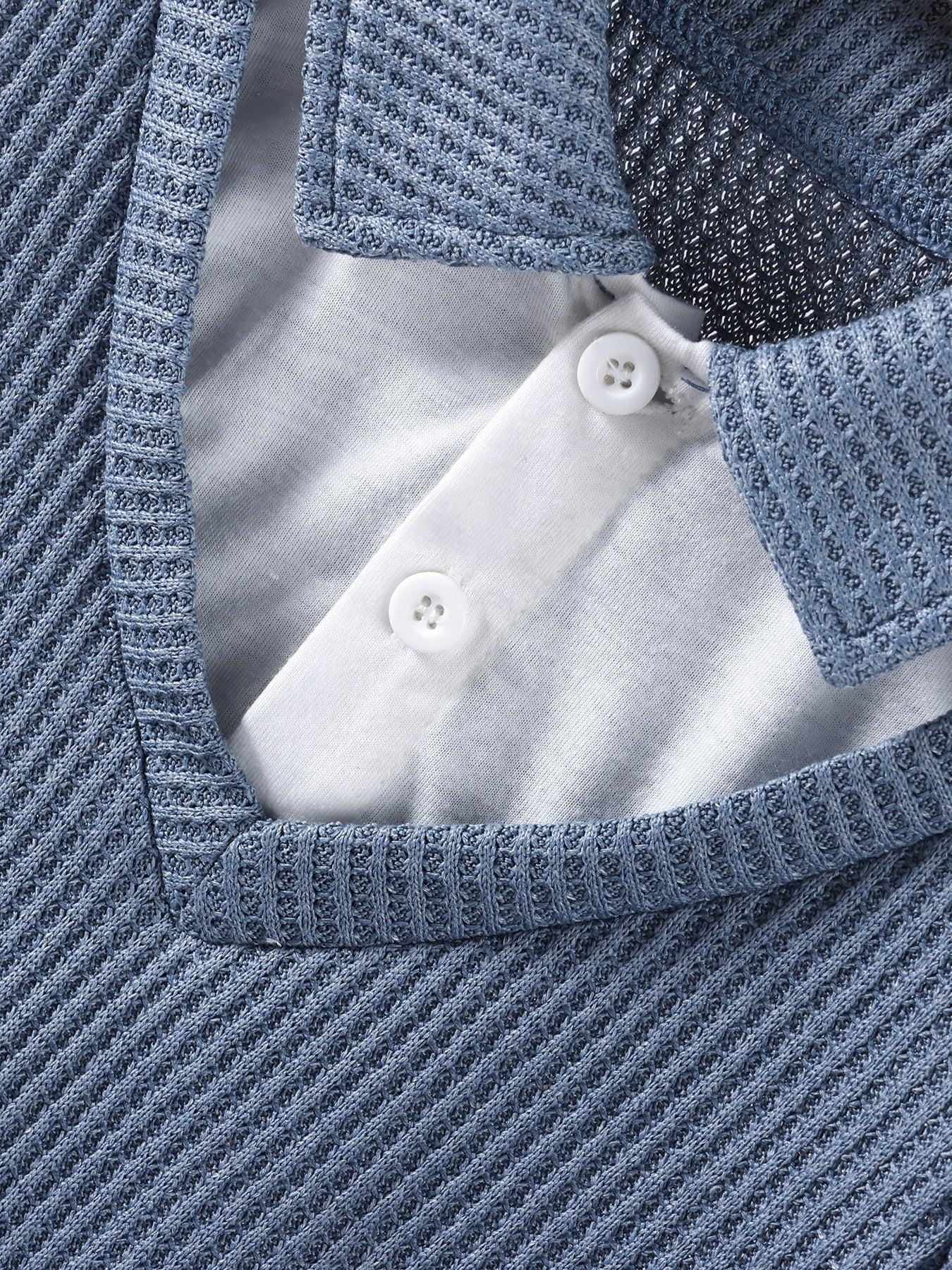 Completo bimbo 3 pezzi con gilet in maglia Blu denim