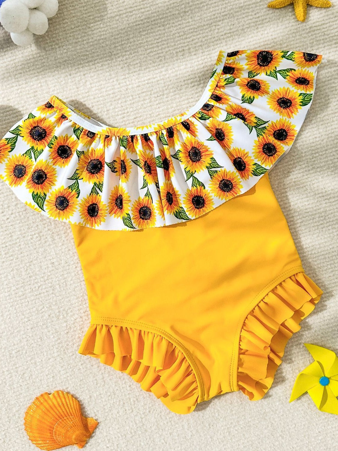 Costume Intero Bimba “Estate Girasole”