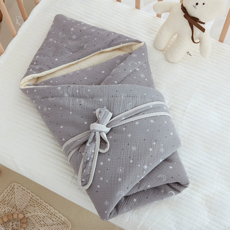 Sacco nanna 2in1 in Mussola di Cotone Grigio