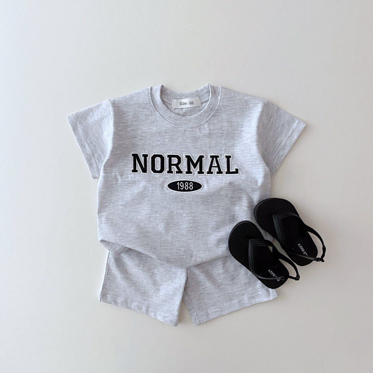Completo Estivo Bambino “NORMAL 1988” T-shirt e Shorts