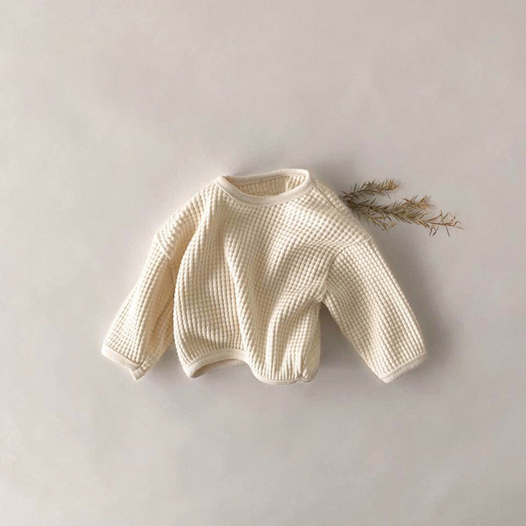 Maglia Neonato/ a a Nido d’Ape – Maniche Lunghe