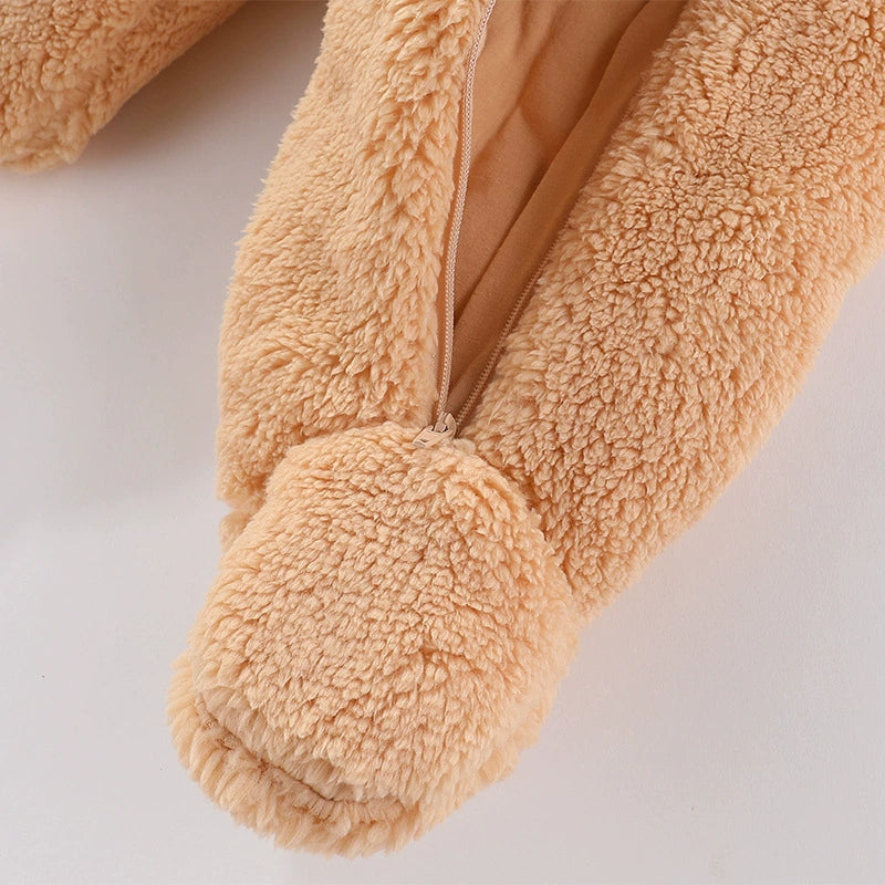 Tutina Invernale Animali con Cappuccio – Neonato Unisex