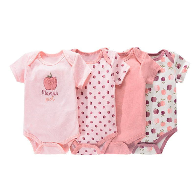Set 5 Body Neonato in Cotone Fantasie Colorate
