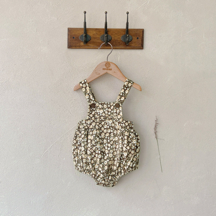 Pagliaccetto con Bretelle in Stile Vintage