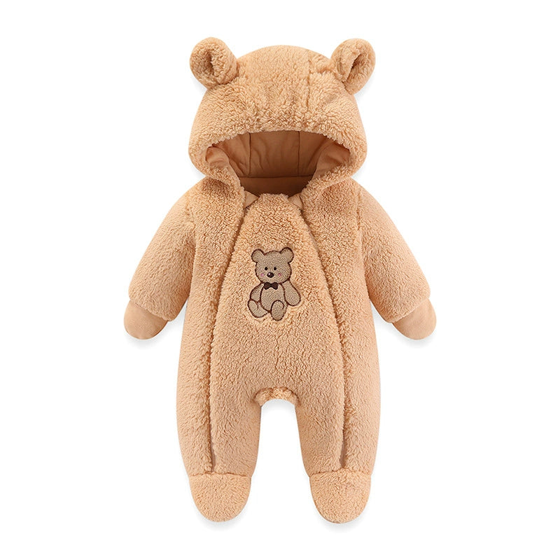 Tutina Invernale Animali con Cappuccio – Neonato Unisex