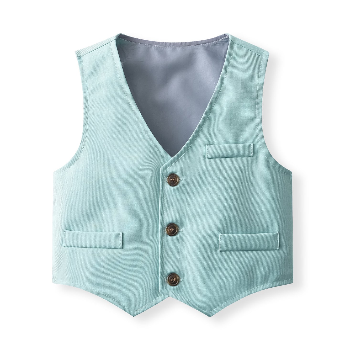 Completo Elegante 4 Pezzi per Bambino – Gilet, Camicia, Pantaloni e Papillon
