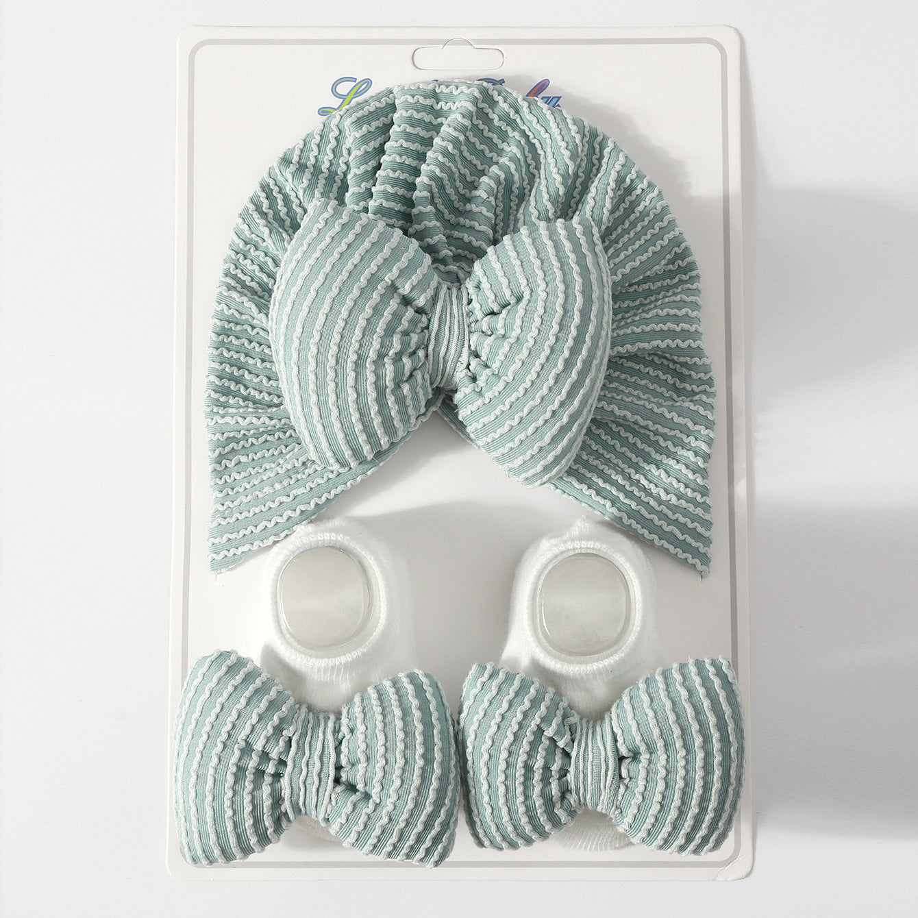 Set Accessori Neonata "Fiocchi d'Amore"