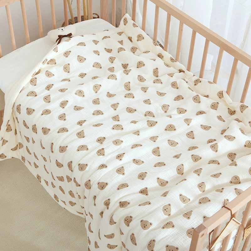 Coperta in Mussola di Cotone per Culla