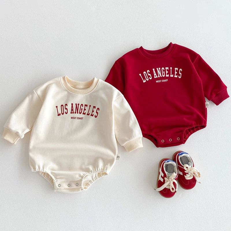 Body Felpato “Los Angeles” – Manica Lunga Unisex