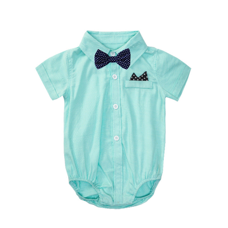 Body camicia elegante per neonato – con papillon, 3 colori