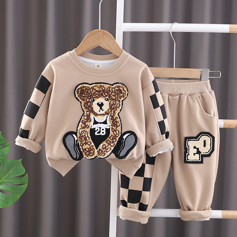 Completo Bimbo "Teddy Urban" Felpa e Pantaloni Sportivi
