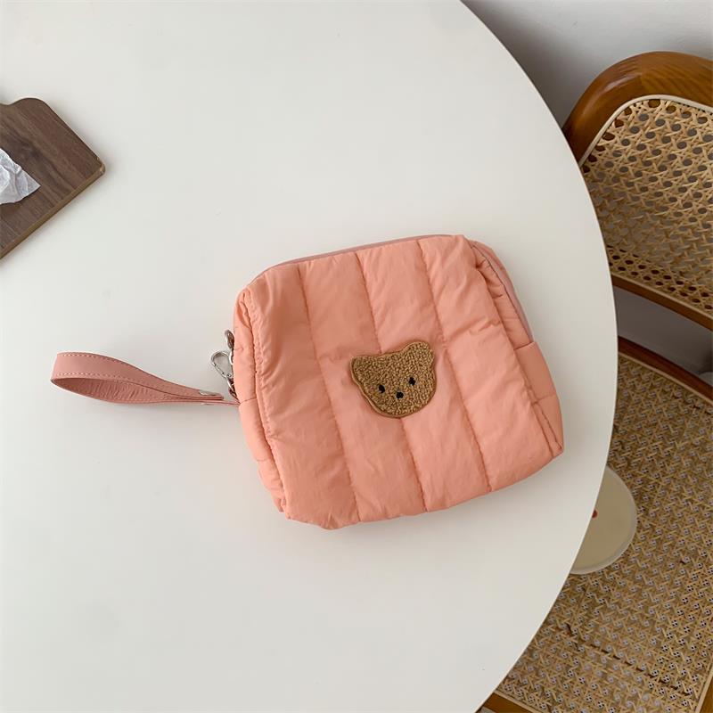 Pochette imbottita con orsetto