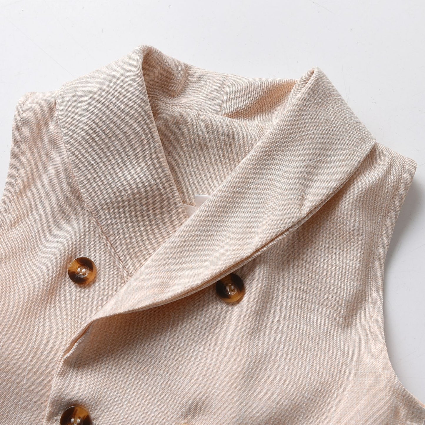 Completo Elegante 3 Pezzi per Bambino – Gilet Doppiopetto, Camicia e Pantaloncini