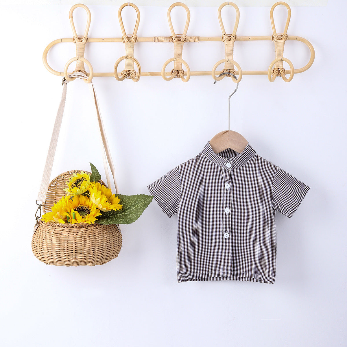 Completo Estivo Elegante per Bambino con Cappello – 3 Pezzi