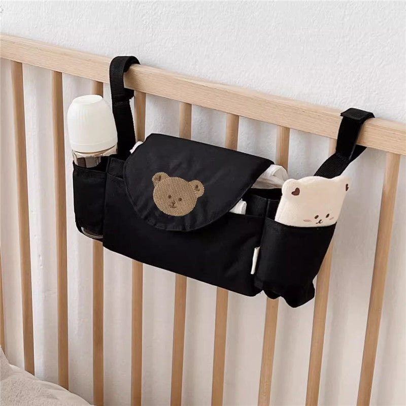 Organizer per Passeggino con Ricamo Orsetto