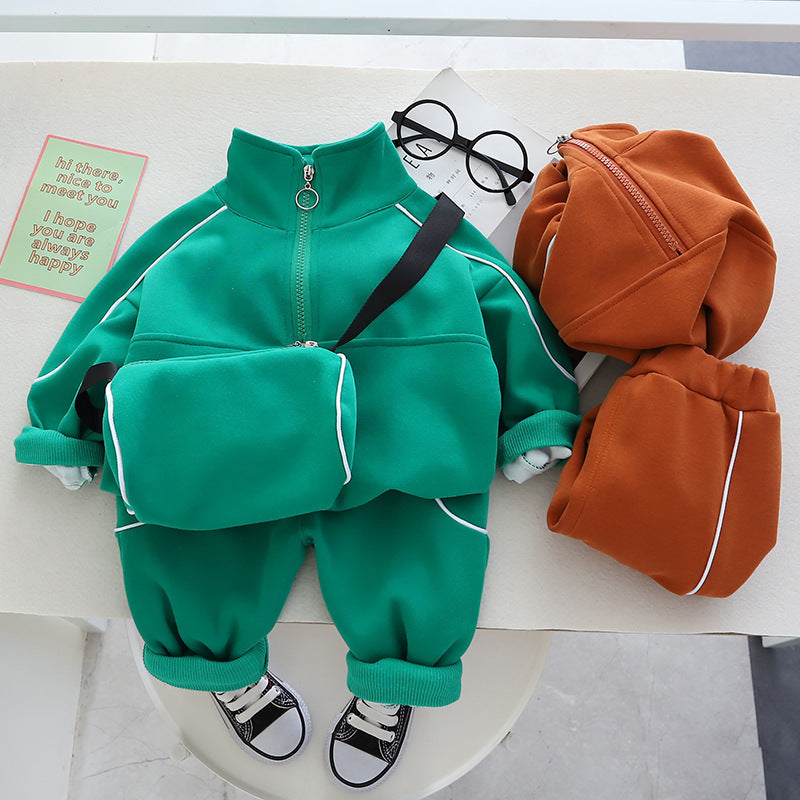 Tuta squid Mode Bimbo con Giacca e Pantaloni - Completo Casual con Marsupio