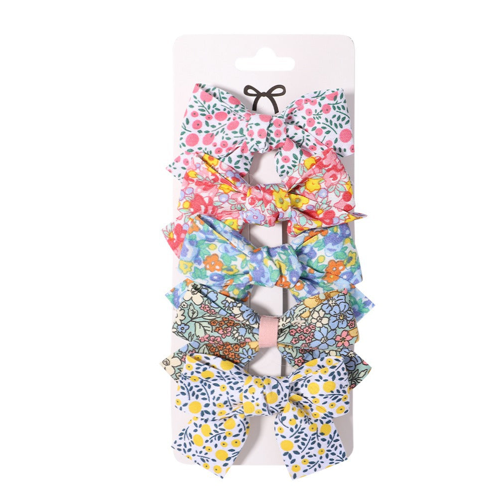 Set Fiocchi per Capelli Bambina - Fantasie Colorate e Tartan