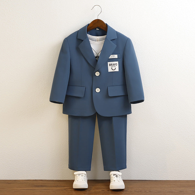 Completo Bambino 3 Pezzi Giacca, Pantalone e T-Shirt basic