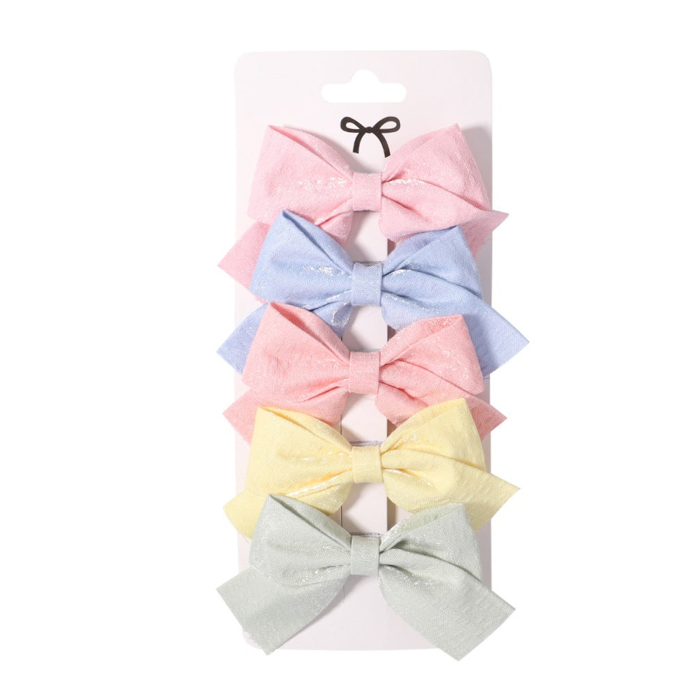 Set Fiocchi per Capelli Bambina - Fantasie Colorate e Tartan