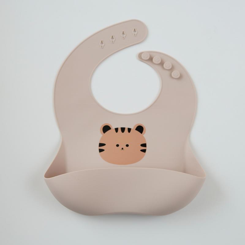 Bavaglino in Silicone Tigrotto Beige