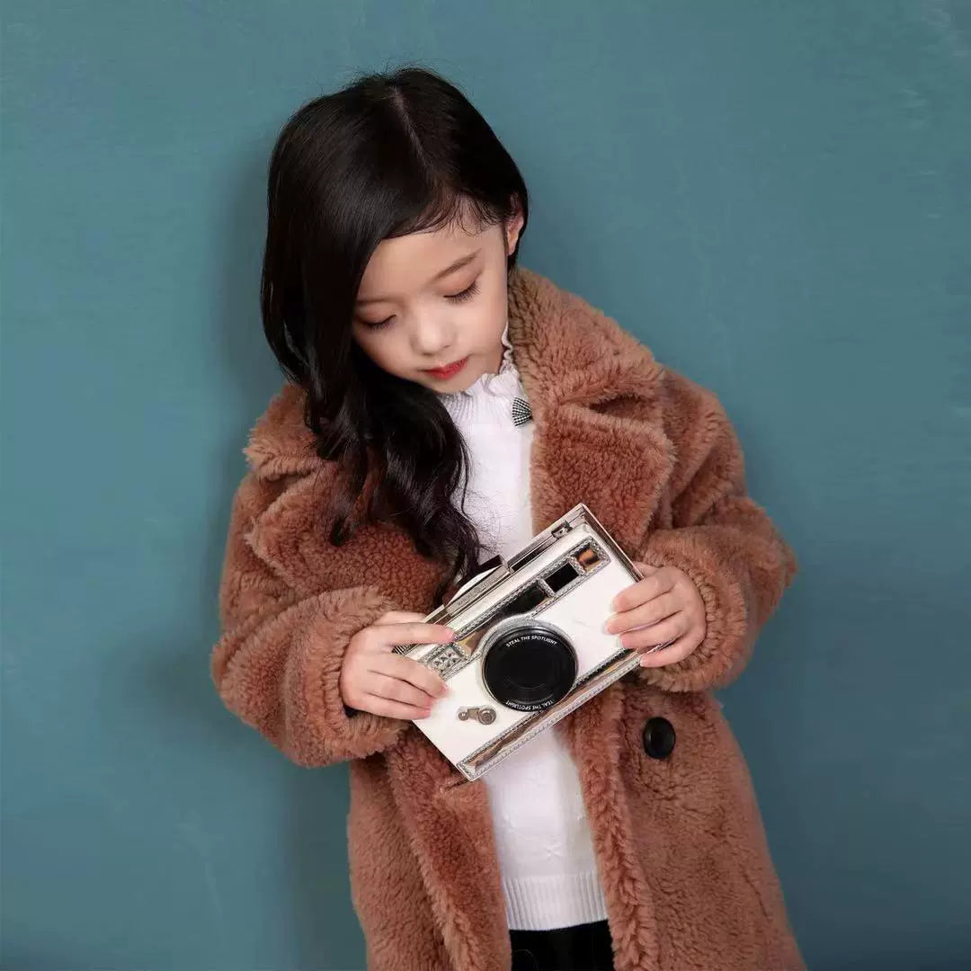 Cappotto bimba in pelliccia sintetica – vari colori