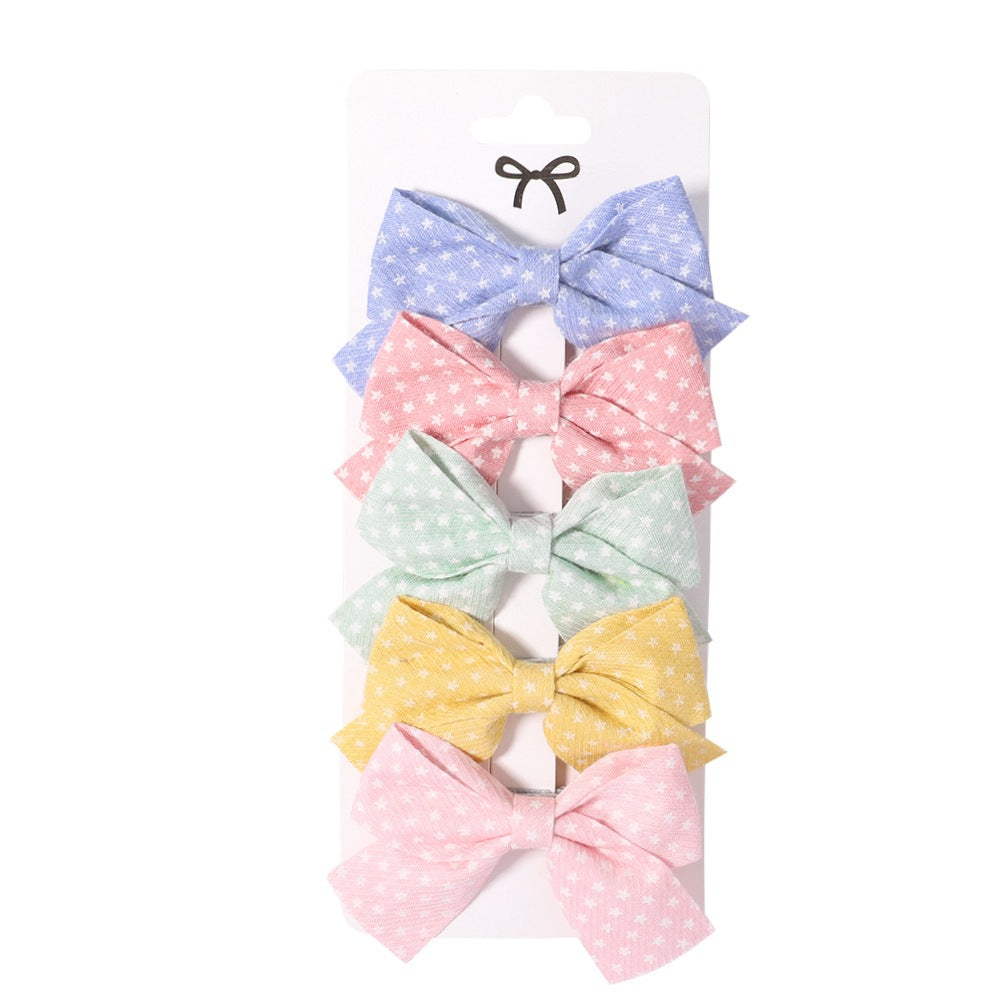 Set Fiocchi per Capelli Bambina - Fantasie Colorate e Tartan