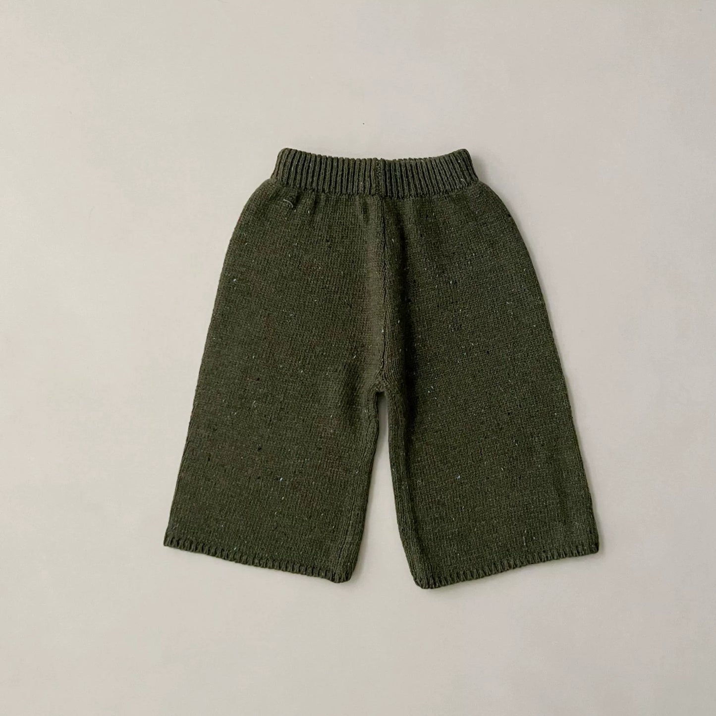 Completo Bimba Maglia + Pantaloni in Lana – Maniche Trecce