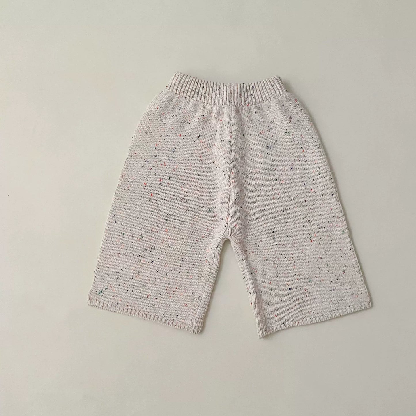 Completo Bimba Maglia + Pantaloni in Lana – Maniche Trecce