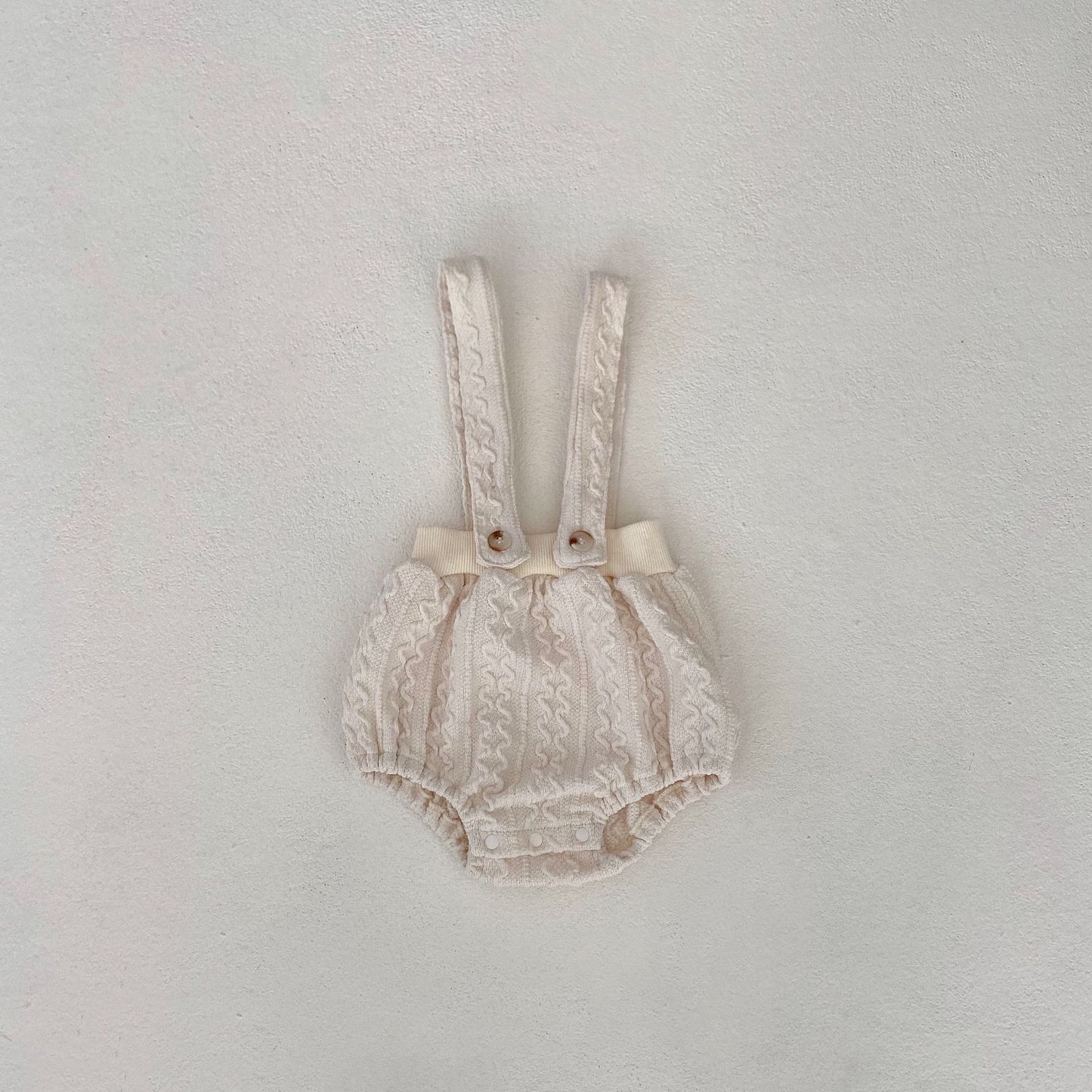 Completo Neonata/ Bimba Maglia Lavorata 2 Pezzi – Rosa o Panna