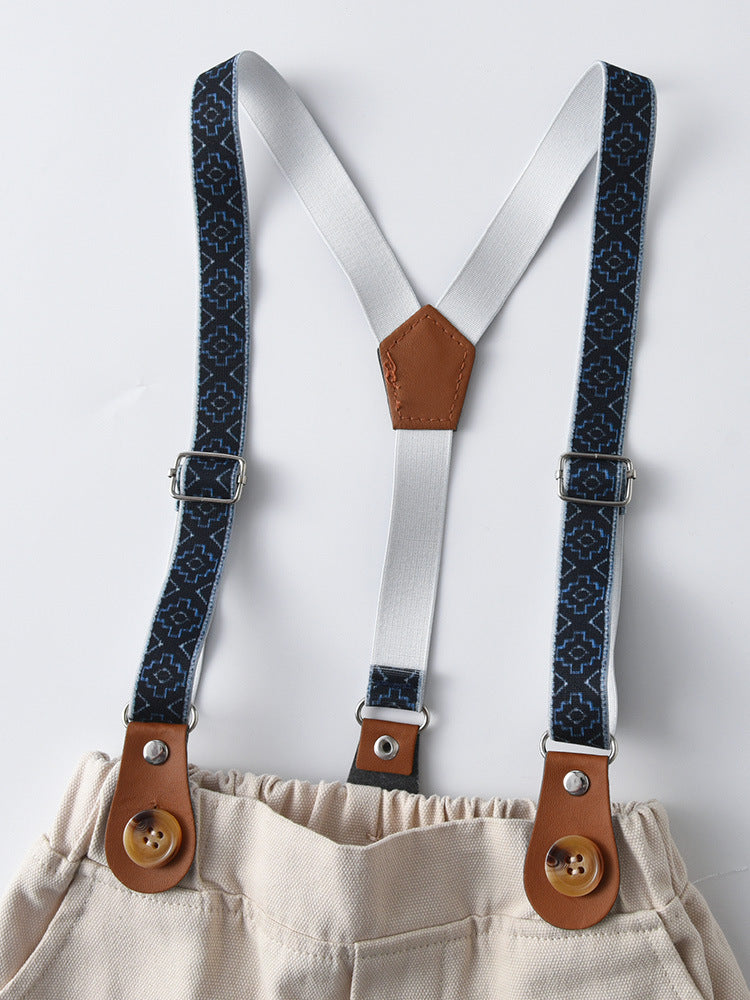 Completo Estivo Elegante Bimbo con Bretelle
