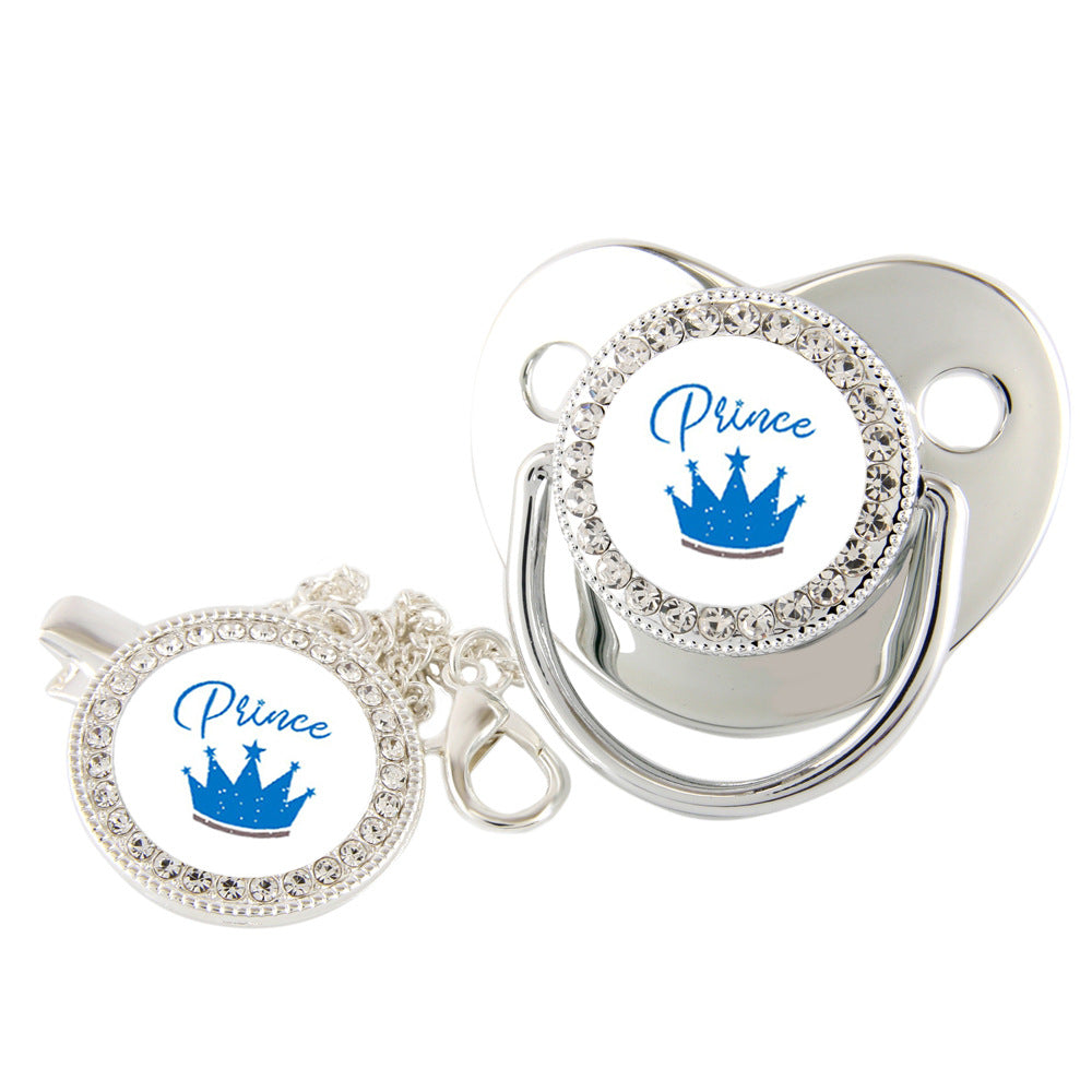 Set Ciuccio con Catenella Luxury "Prince" – Vari Colori