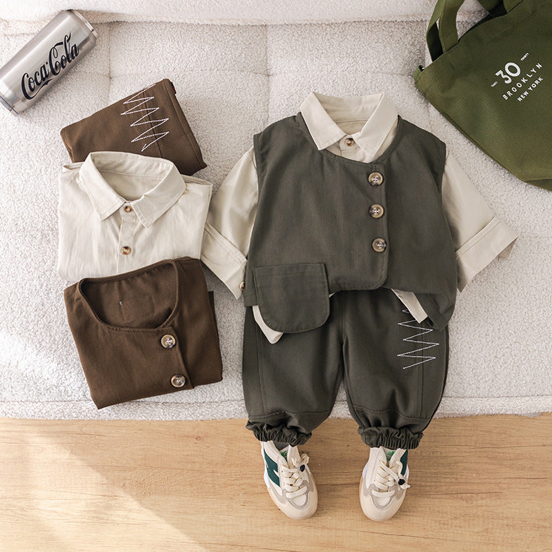 Completo due pezzi per Bambini – Stile Classico e Raffinato