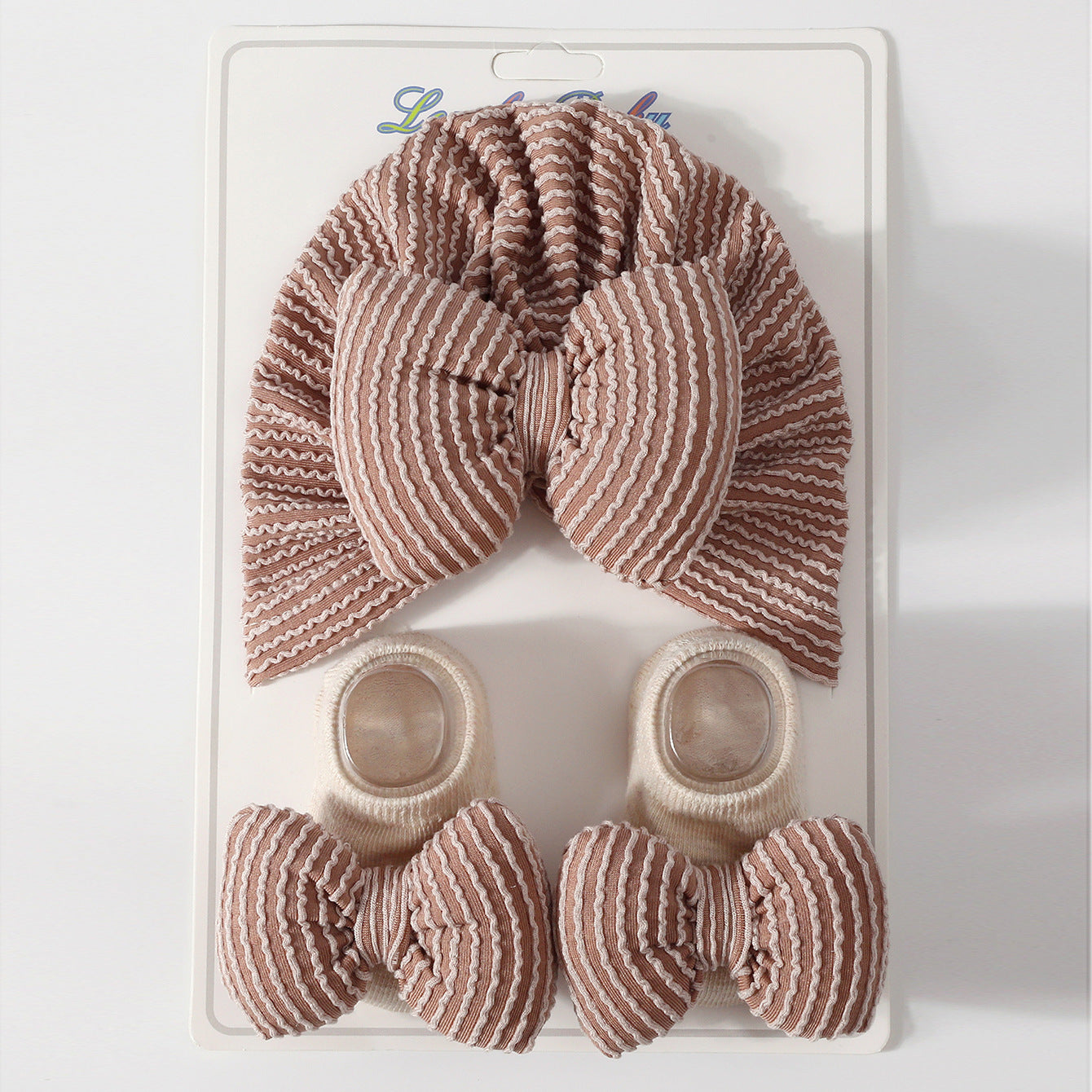 Set Accessori Neonata "Fiocchi d'Amore"