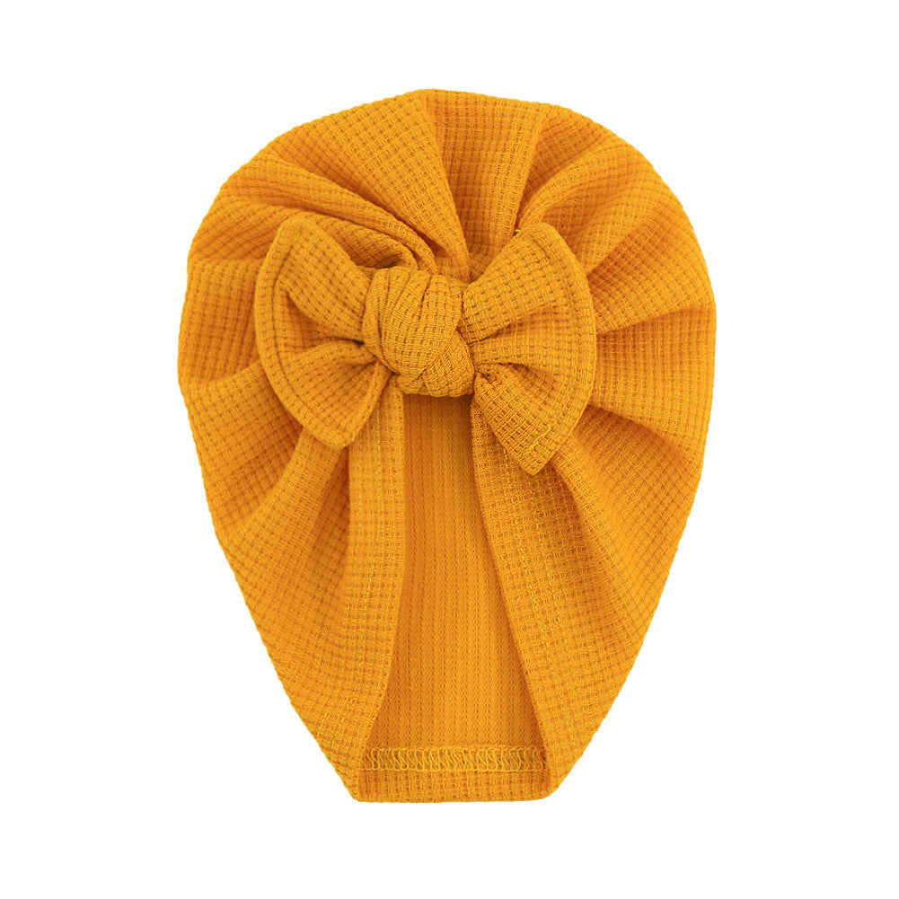 Turbante Neonata in Maglia con Fiocco – Vari Colori