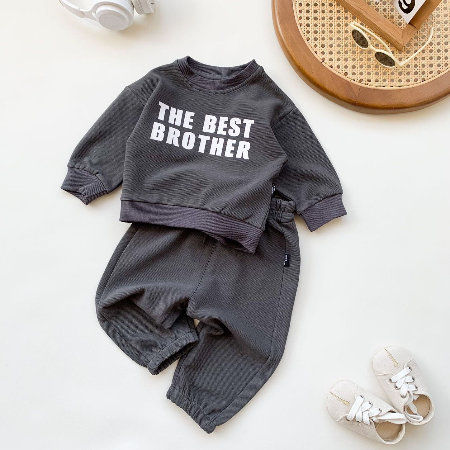 Tuta Bambino "The Best Brother" – Felpa e Pantaloni Casual