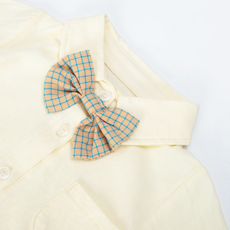 Body Camicia Bimbo con Papillon Eleganza in Miniatura