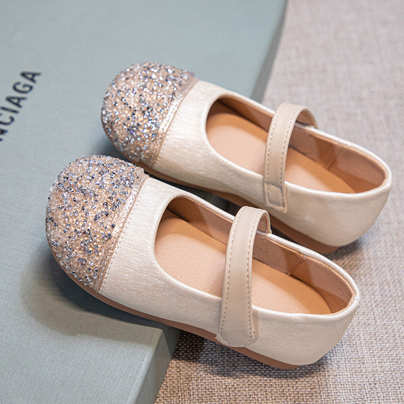 Ballerine Bambina con Glitter – Chiusura a Strappo