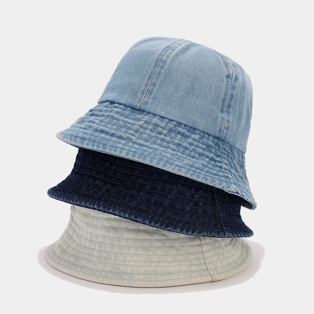 Cappellino Bucket Denim Unisex Modello Estivo Bambino/Bambina