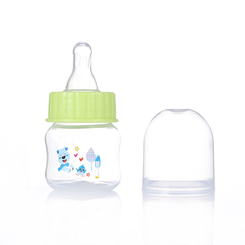 Biberon per Neonati 50ml per medicine - Design Colorato con Tettarella Morbida