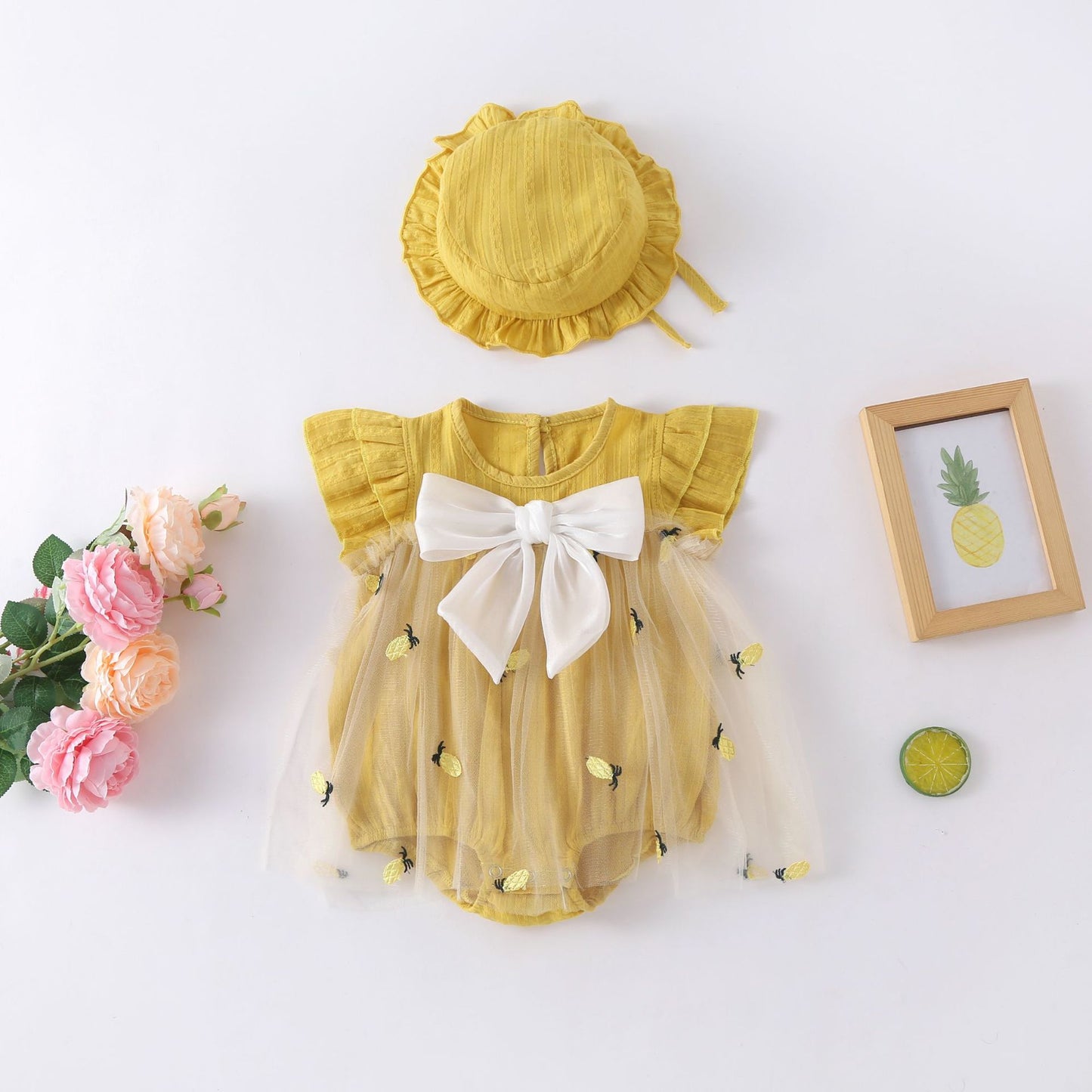 Completino Estivo Neonata "Sweet Pineapple"
