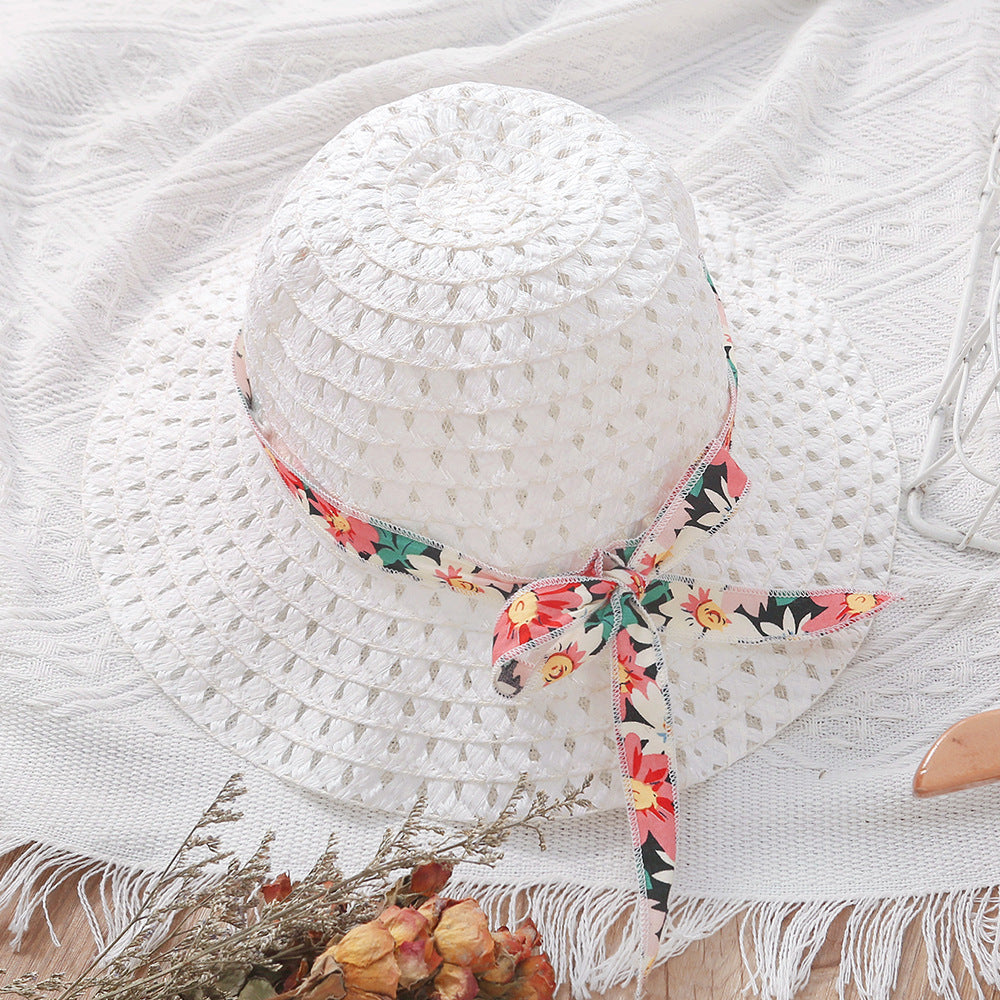 Vestito Floreale con Fiocco e cappello